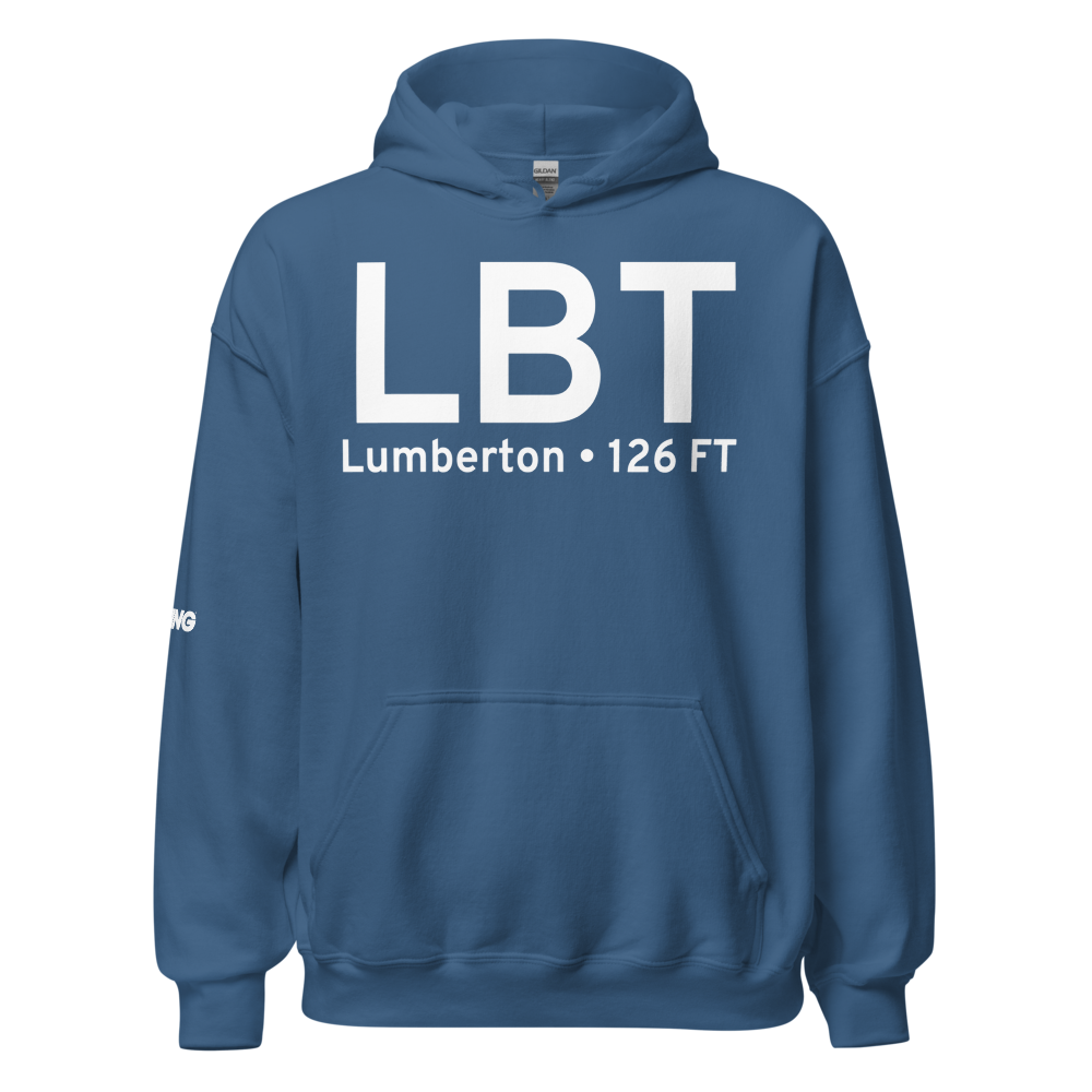 Lumberton (KLBT) Airport Hoodie Sweatshirt 
