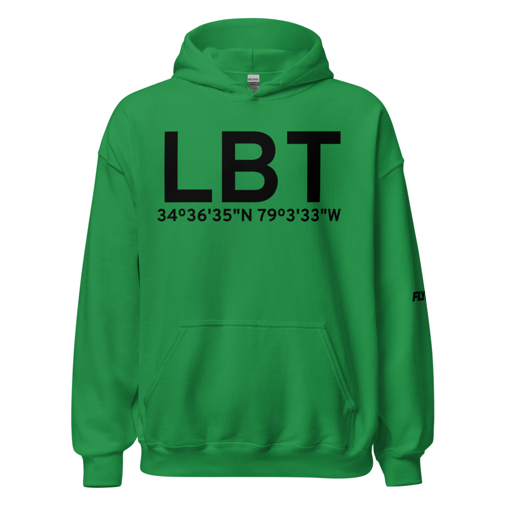 Lumberton (KLBT) Airport Hoodie Sweatshirt 