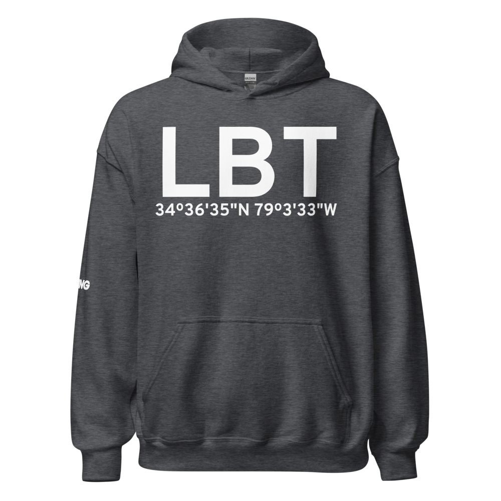 Lumberton (KLBT) Airport Hoodie Sweatshirt 