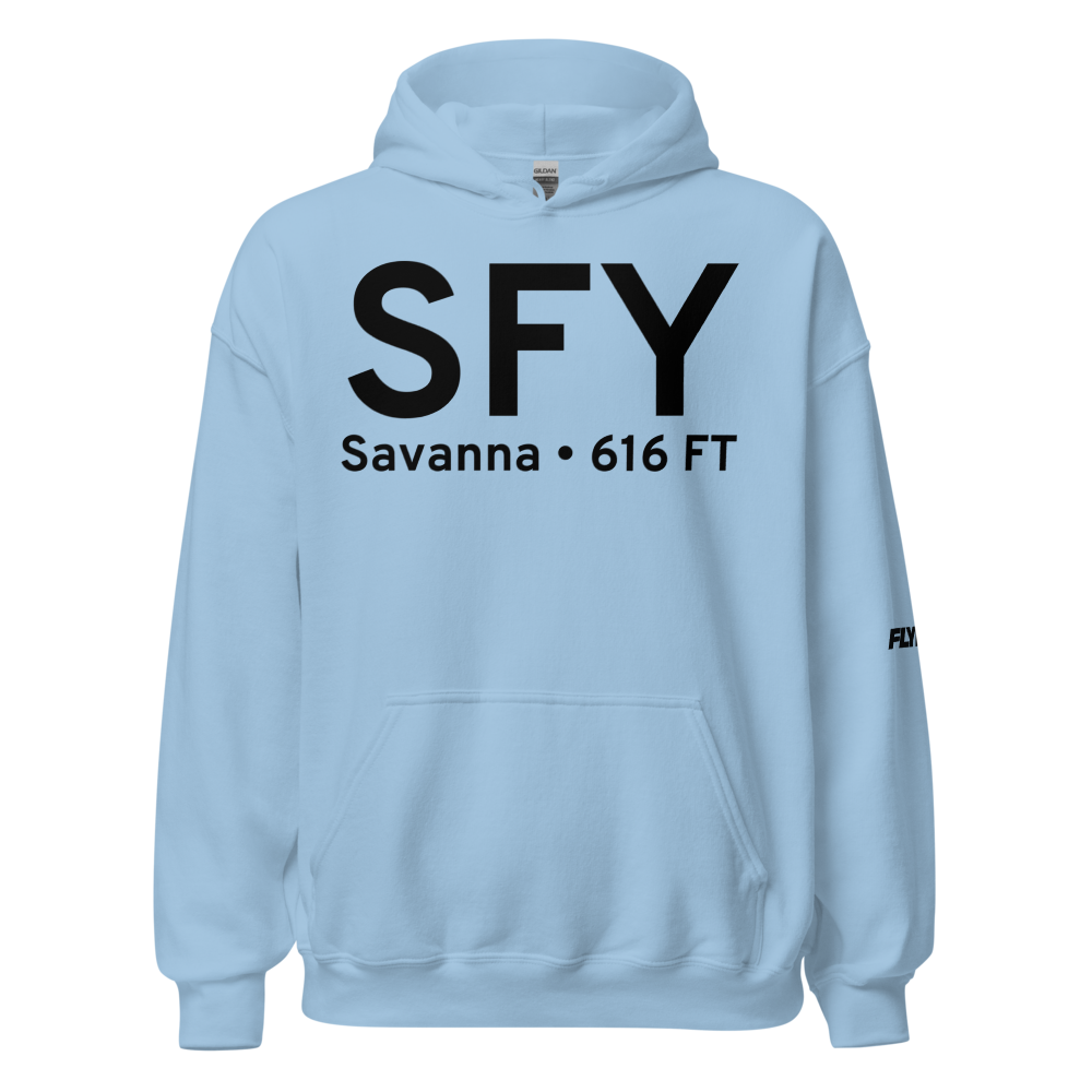 Savanna (KSFY) Airport Hoodie Sweatshirt 