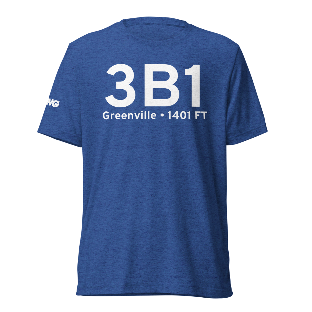 Greenville (K3B1) Airport Tri-blend T-Shirt 