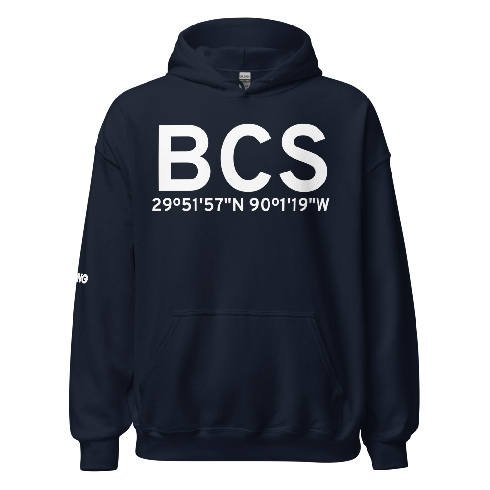 Belle Chasse (65LA) Airport Hoodie Sweatshirt 