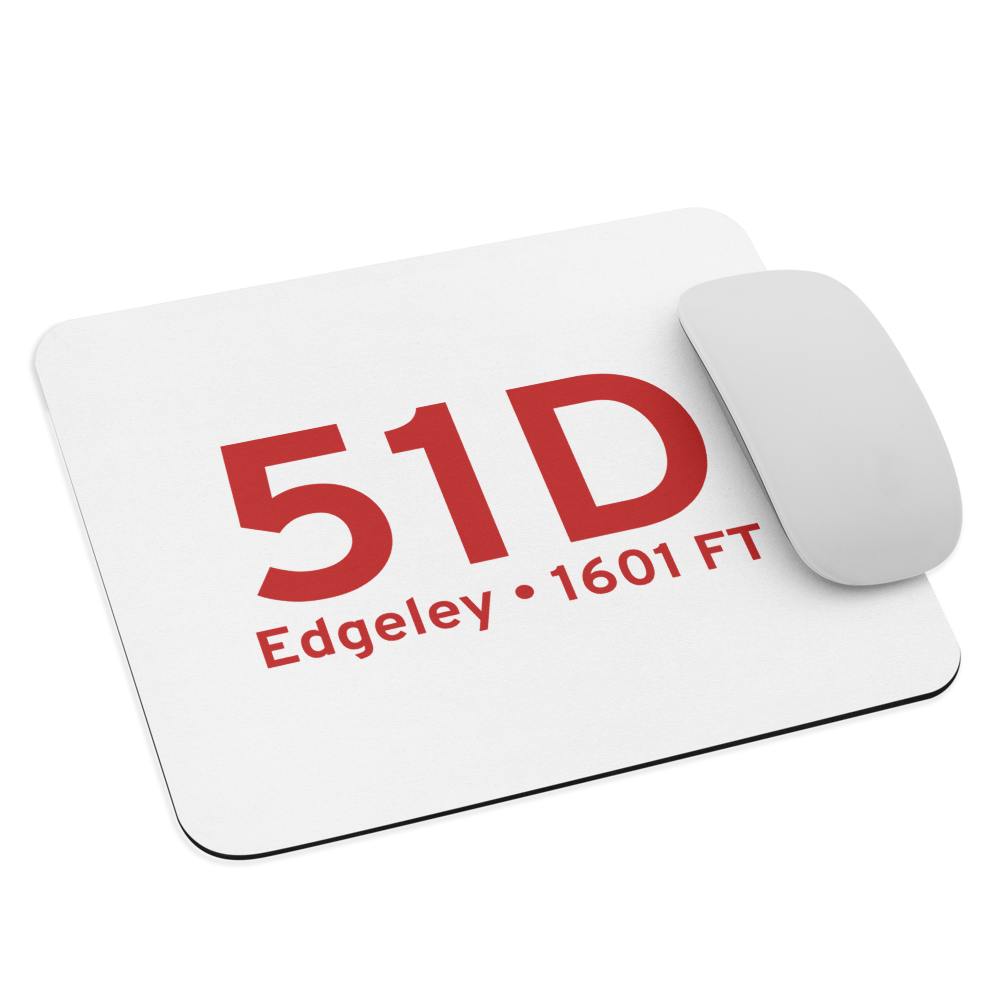 Edgeley (K51D) Airport  Mouse Pad 