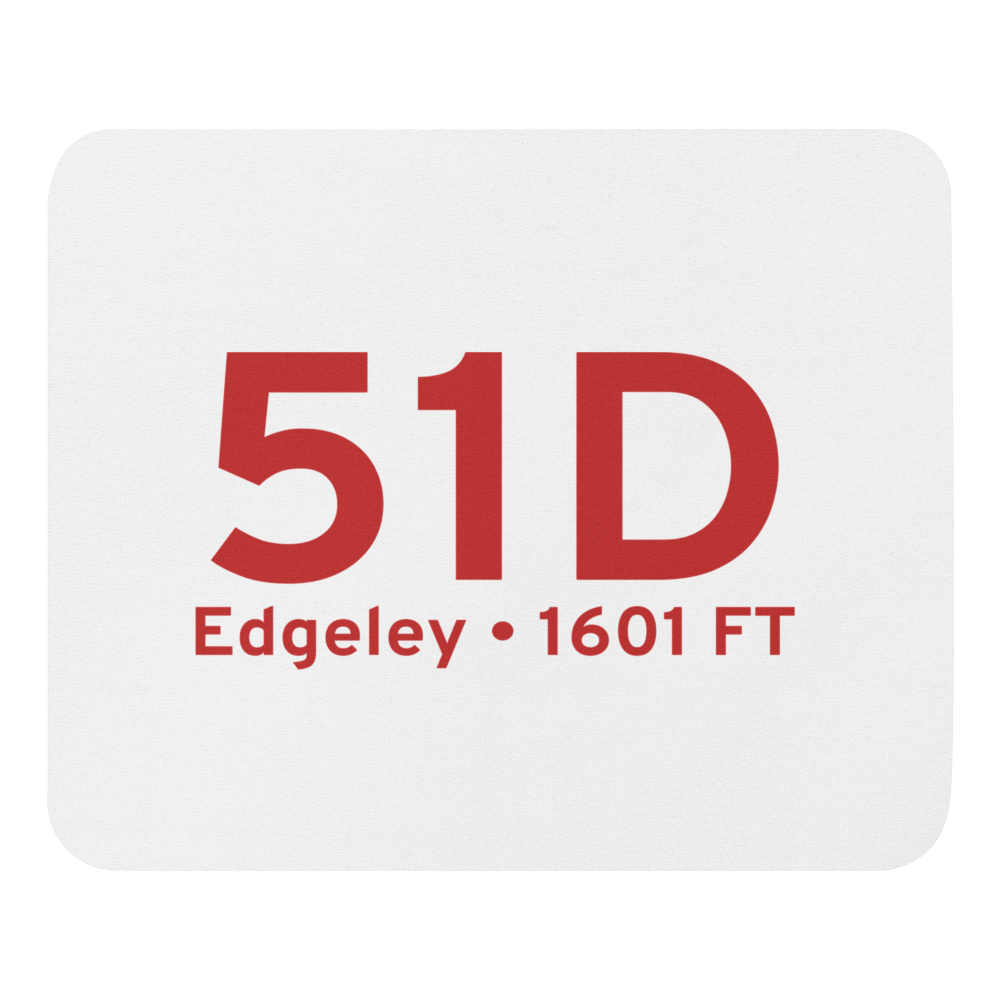 Edgeley (K51D) Airport  Mouse Pad 
