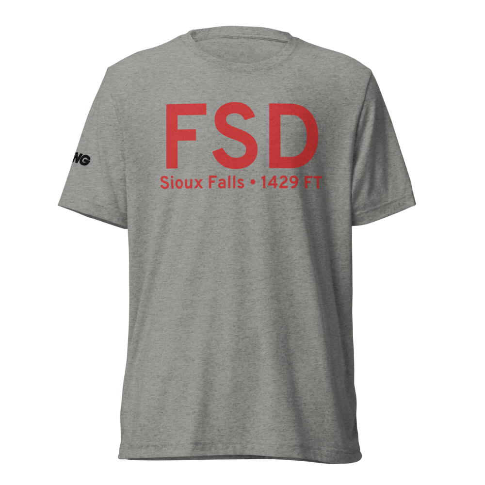 Sioux Falls (KFSD) Airport Tri-blend T-Shirt 