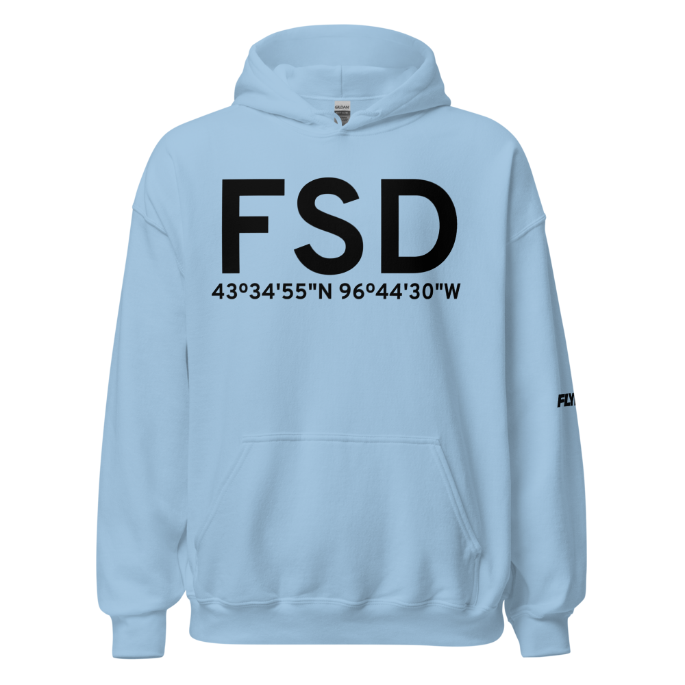 Sioux Falls (KFSD) Airport Hoodie Sweatshirt 