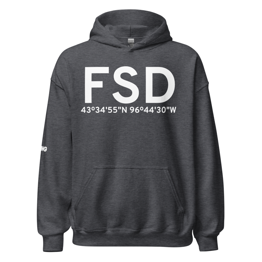 Sioux Falls (KFSD) Airport Hoodie Sweatshirt 
