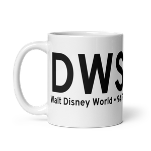 Walt Disney World (DWS) Airport Mug