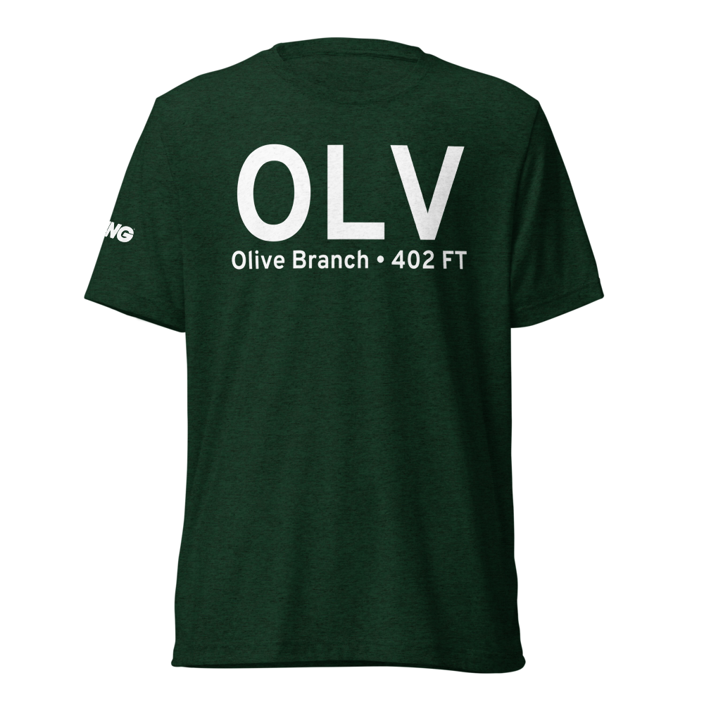 Olive Branch (KOLV) Airport Tri-blend T-Shirt 