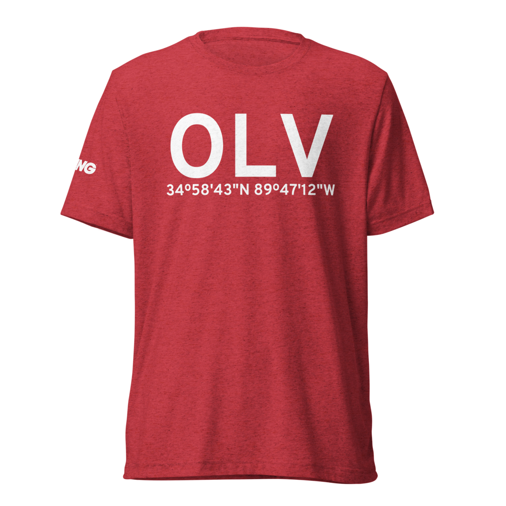 Olive Branch (KOLV) Airport Tri-blend T-Shirt 