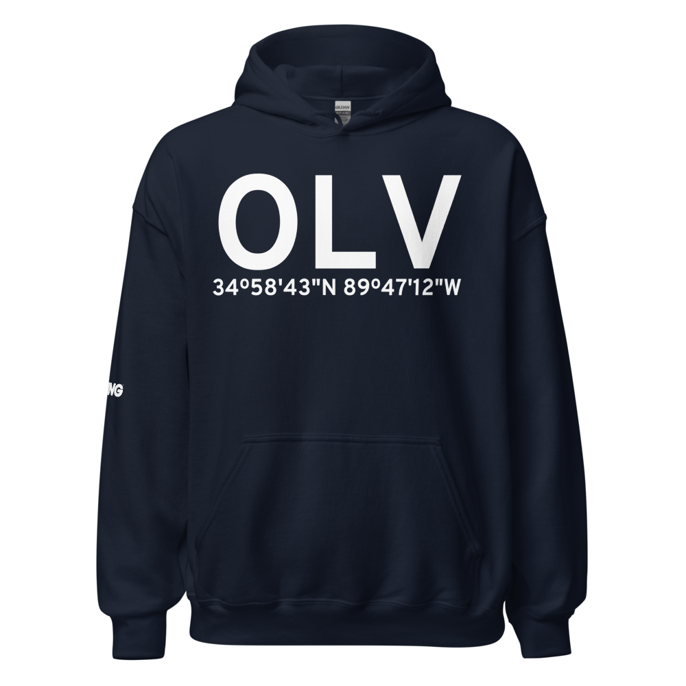 Olive Branch (KOLV) Airport Hoodie Sweatshirt 