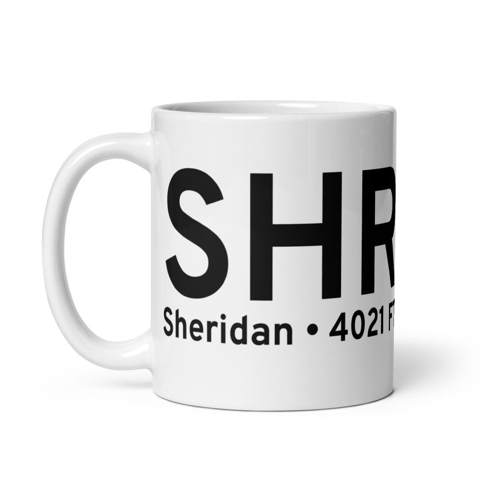 Sheridan (KSHR) Airport Mug 