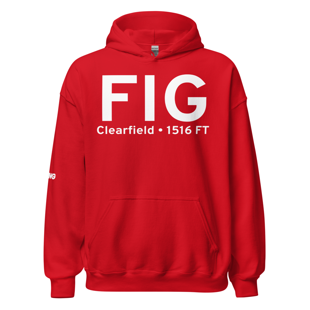 Clearfield (KFIG) Airport Hoodie Sweatshirt 