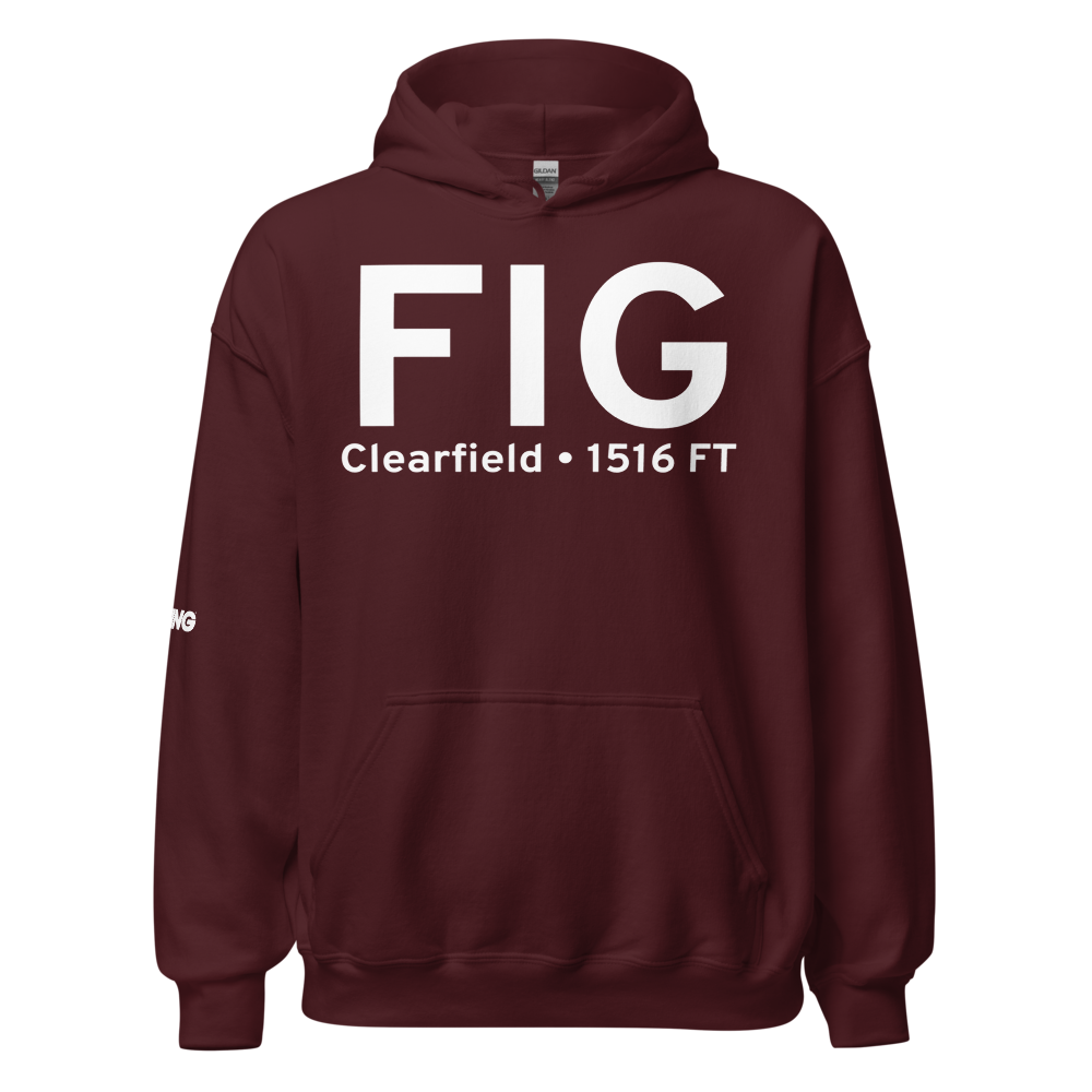 Clearfield (KFIG) Airport Hoodie Sweatshirt 