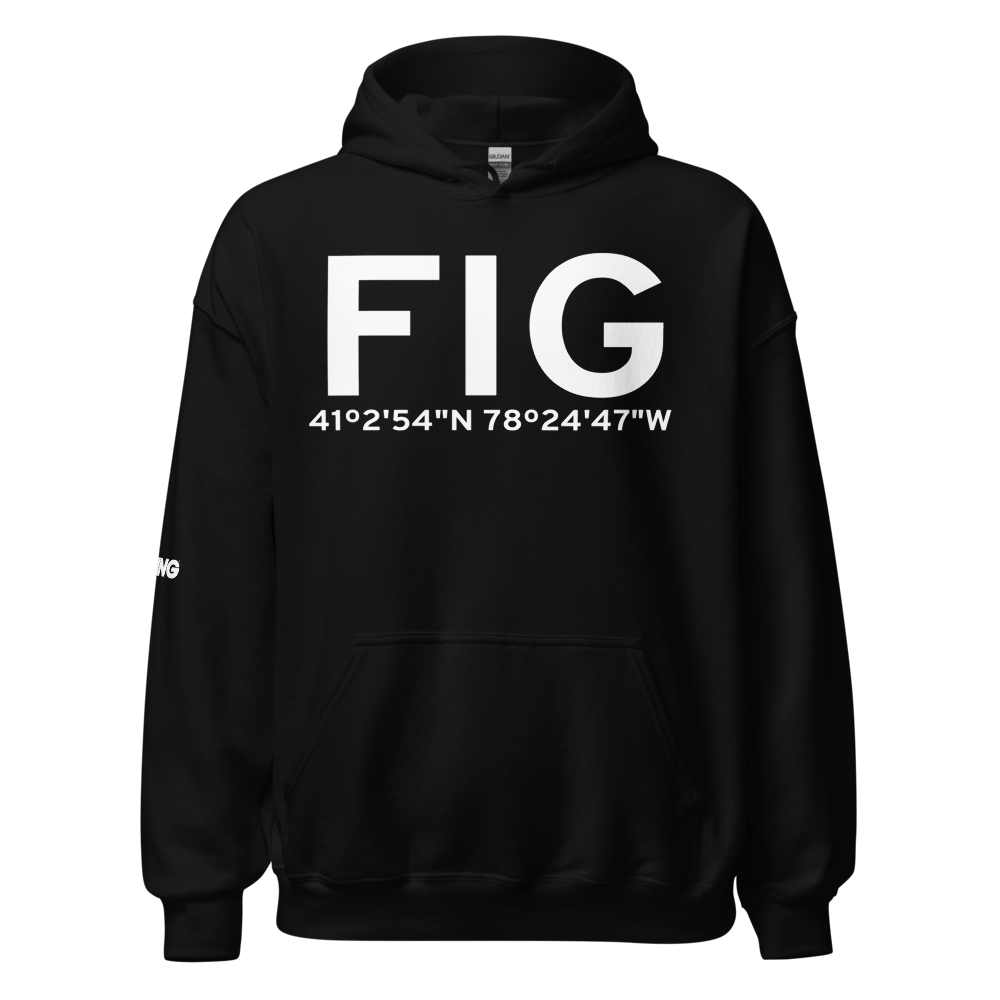 Clearfield (KFIG) Airport Hoodie Sweatshirt 
