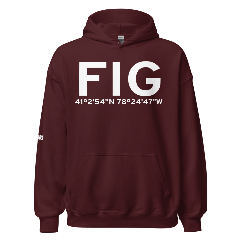 Clearfield (KFIG) Airport Hoodie Sweatshirt 