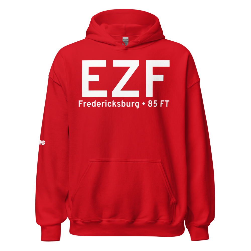 Fredericksburg (KEZF) Airport Hoodie Sweatshirt 