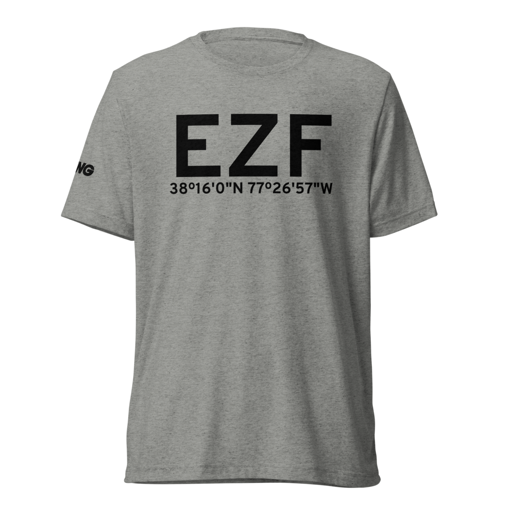 Fredericksburg (KEZF) Airport Tri-blend T-Shirt 