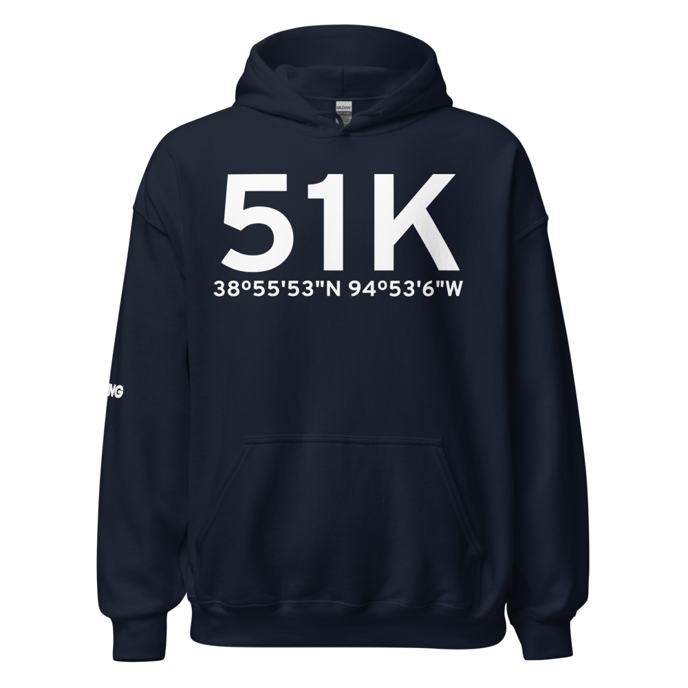 Olathe (51K) Airport Hoodie Sweatshirt 