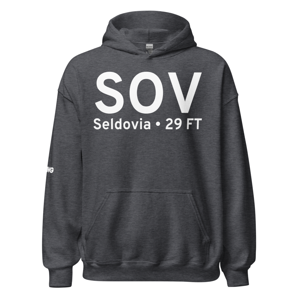 Seldovia (PASO) Airport Hoodie Sweatshirt 