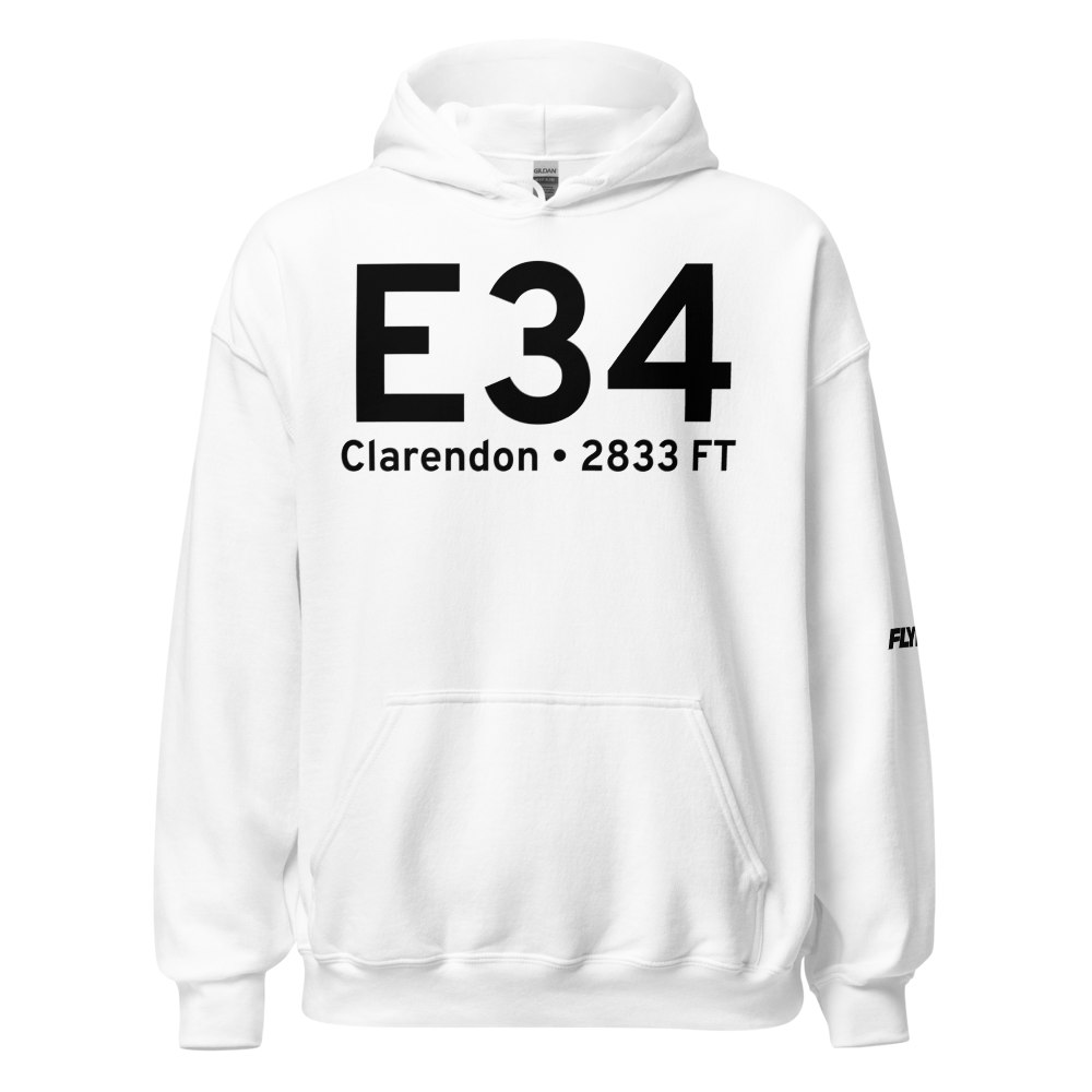 Clarendon (KE34) Airport Hoodie Sweatshirt 