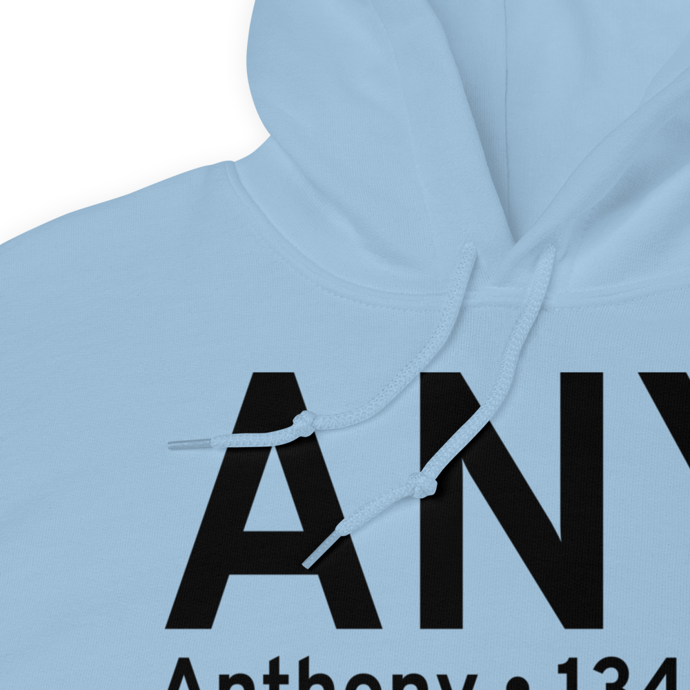 Anthony (KANY) Airport Hoodie Sweatshirt 