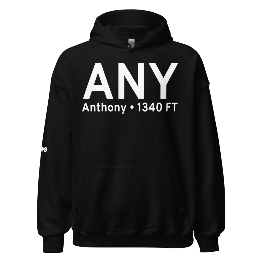Anthony (KANY) Airport Hoodie Sweatshirt 
