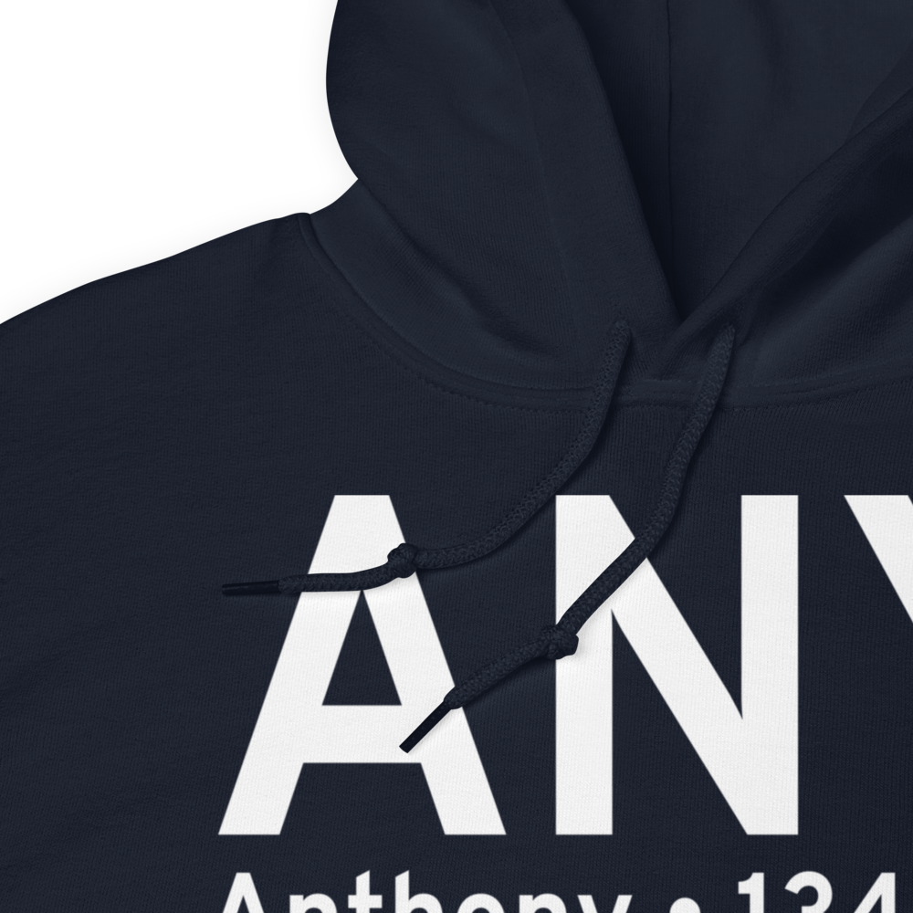 Anthony (KANY) Airport Hoodie Sweatshirt 