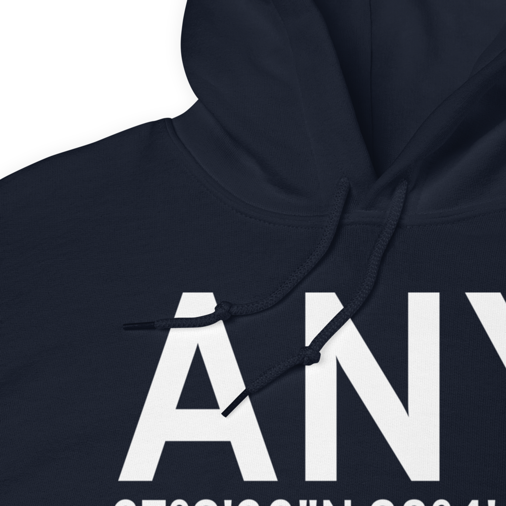 Anthony (KANY) Airport Hoodie Sweatshirt 