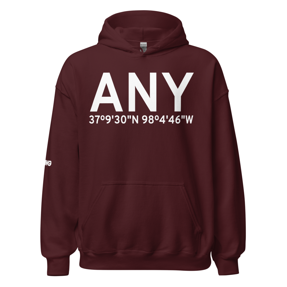 Anthony (KANY) Airport Hoodie Sweatshirt 