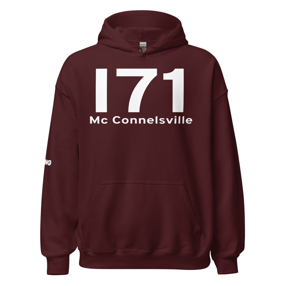 Mc Connelsville (KI71) Airport Hoodie Sweatshirt 