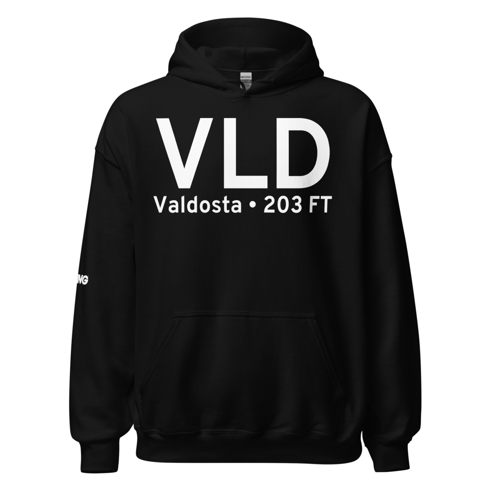 Valdosta (KVLD) Airport Hoodie Sweatshirt 