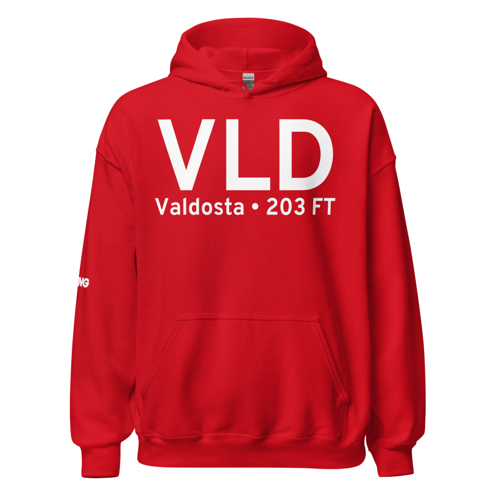 Valdosta (KVLD) Airport Hoodie Sweatshirt 