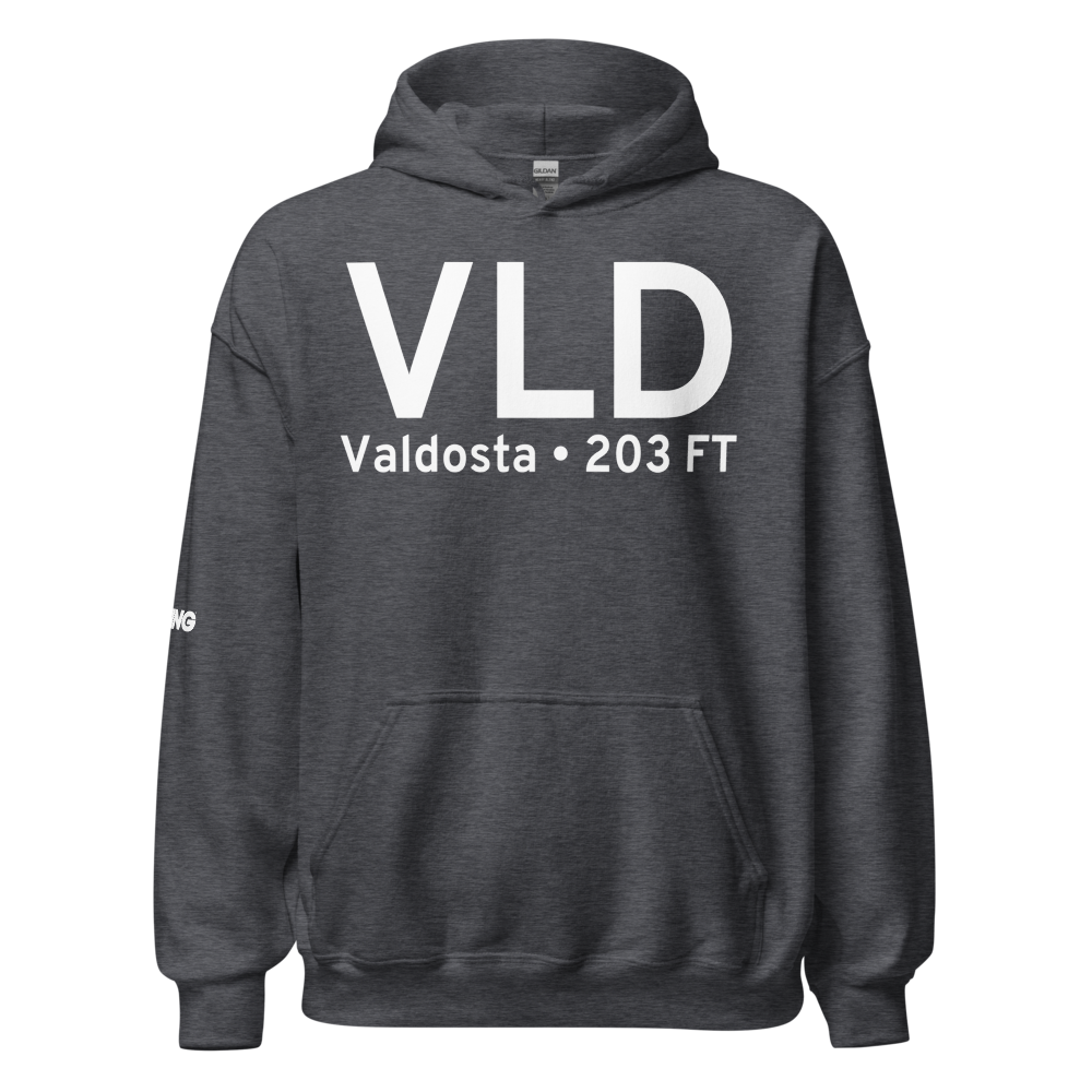Valdosta (KVLD) Airport Hoodie Sweatshirt 