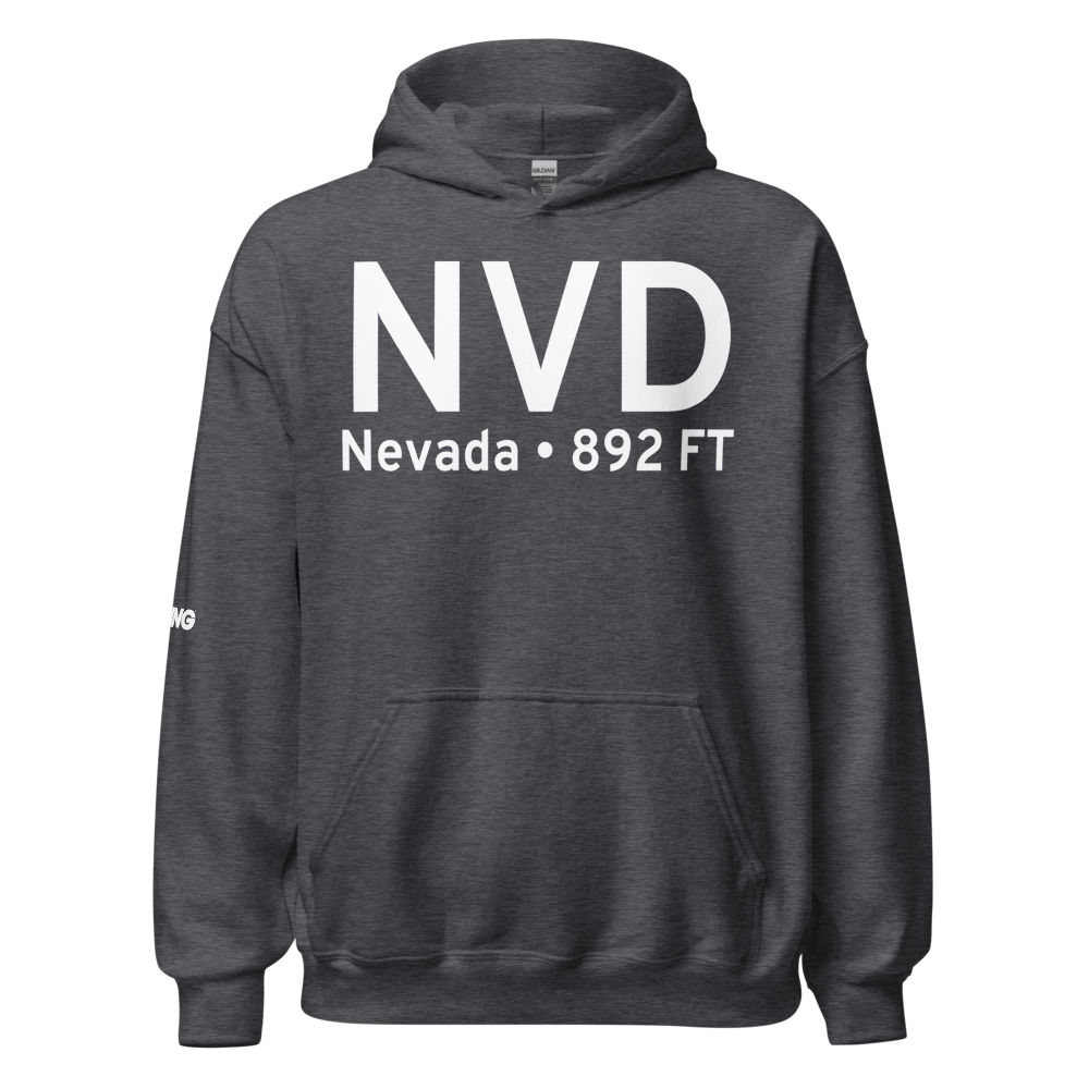 Nevada (KNVD) Airport Hoodie Sweatshirt 