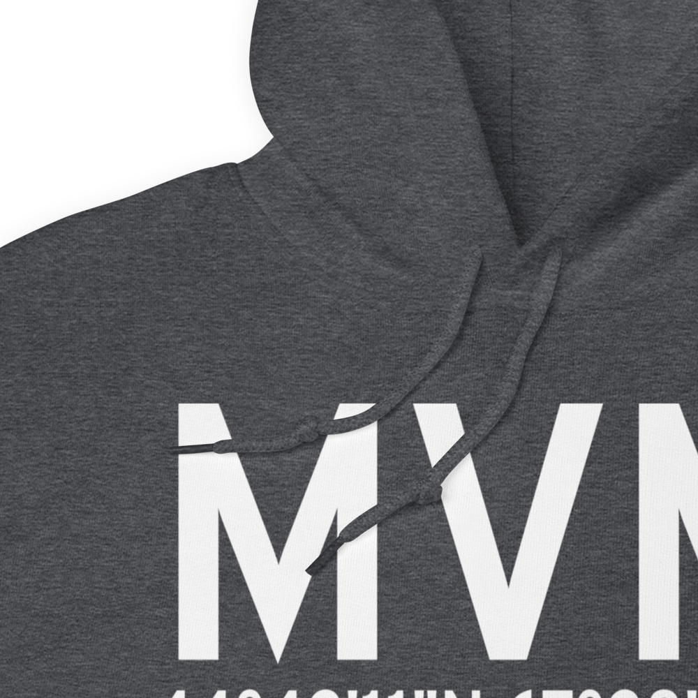 Machias (KMVM) Airport Hoodie Sweatshirt 