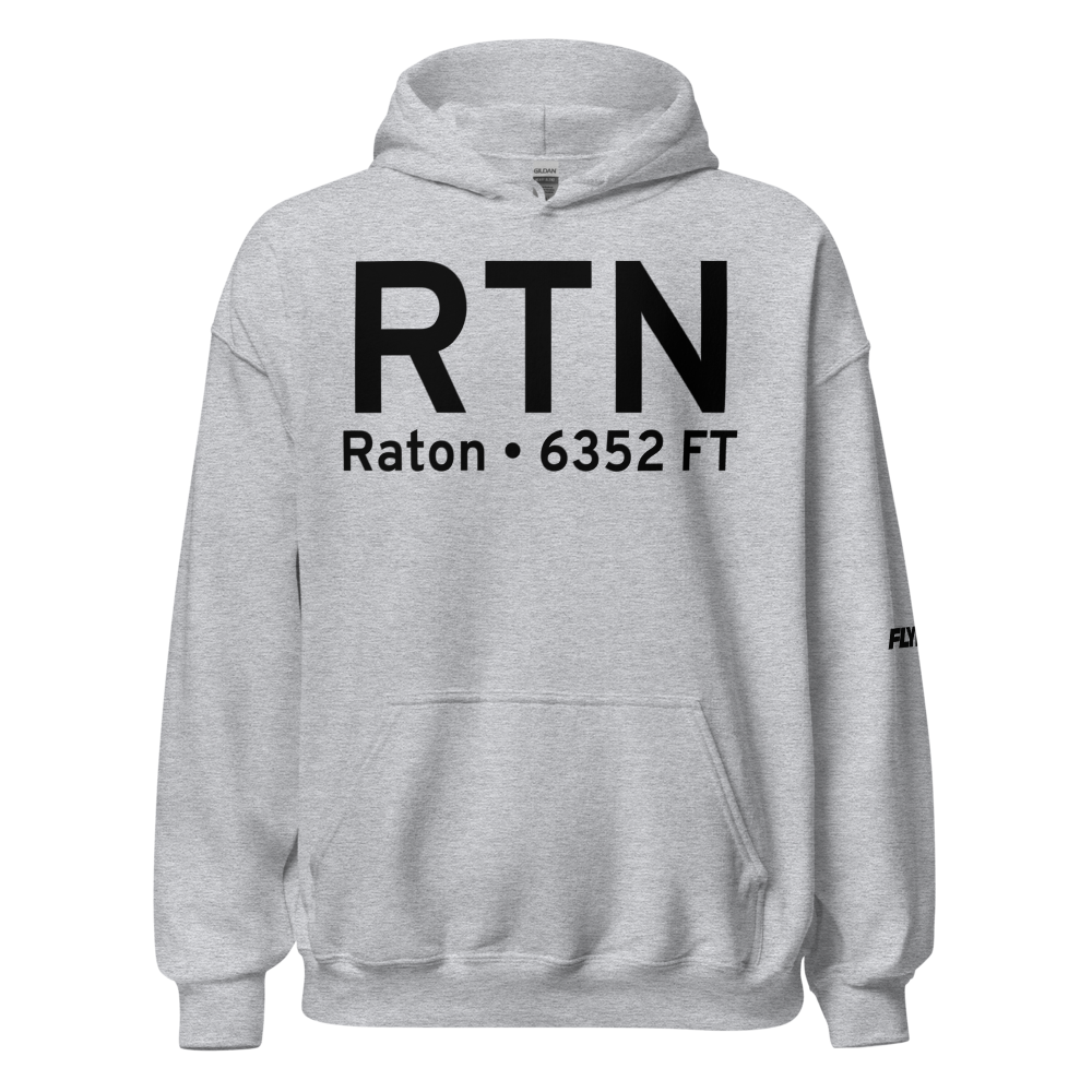 Raton (KRTN) Airport Hoodie Sweatshirt 