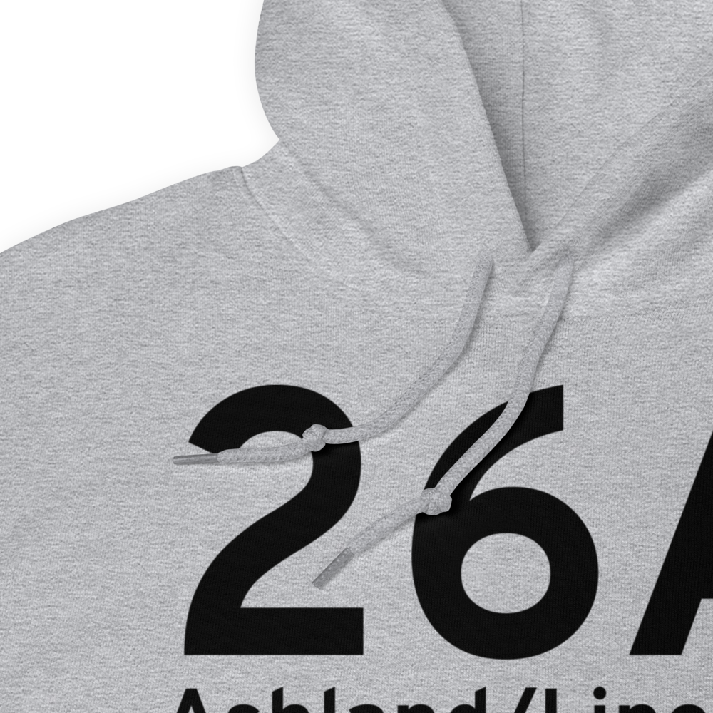 Ashland/Lineville (K26A) Airport Hoodie Sweatshirt 