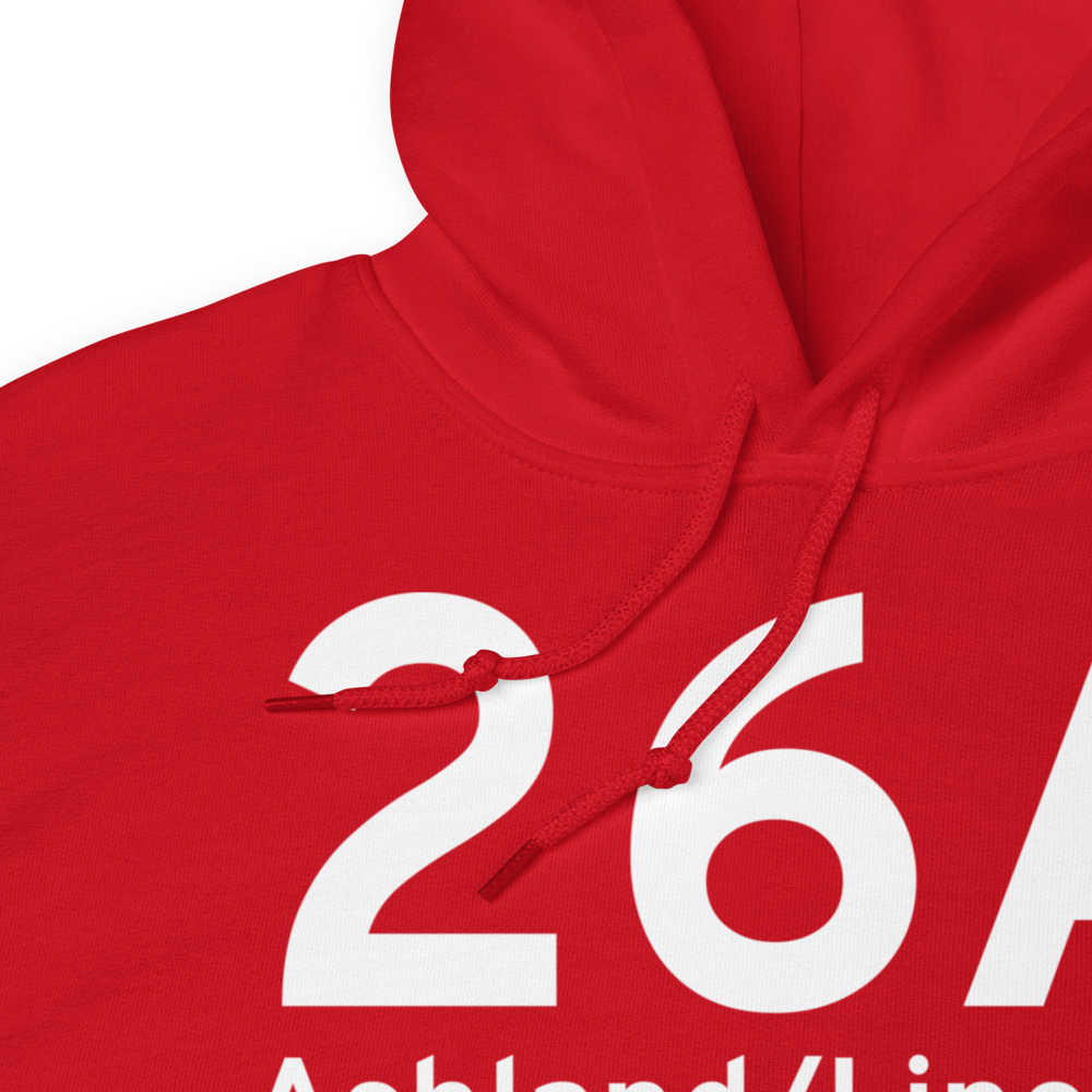Ashland/Lineville (K26A) Airport Hoodie Sweatshirt 