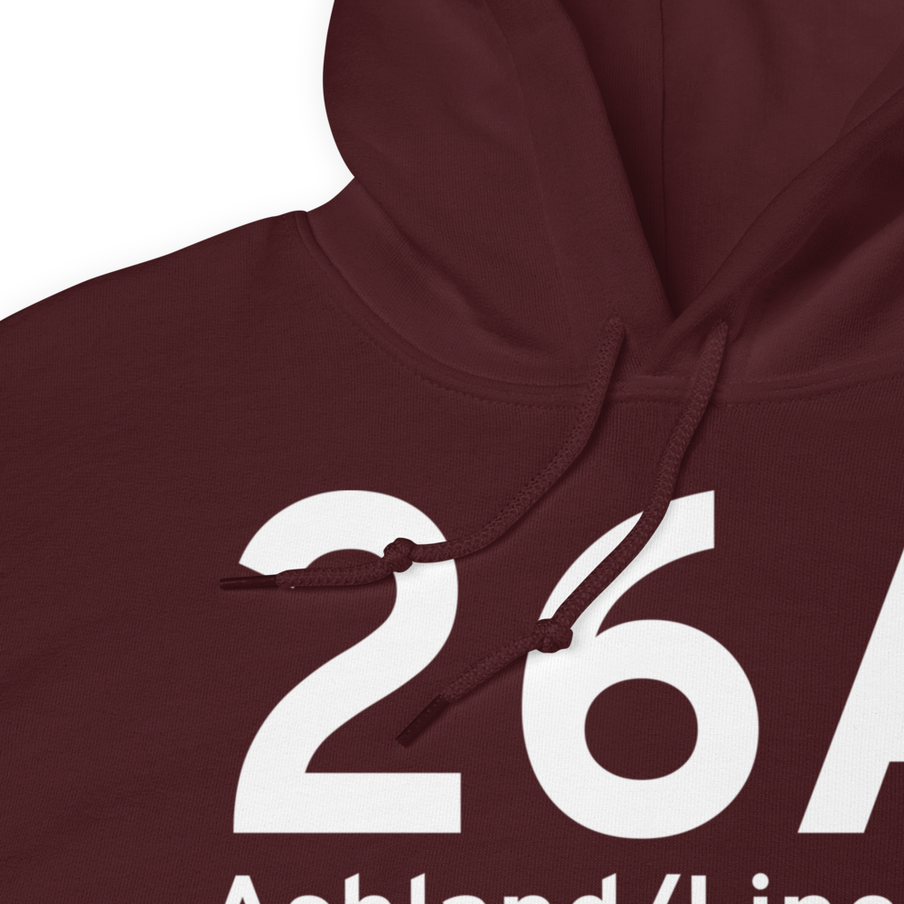Ashland/Lineville (K26A) Airport Hoodie Sweatshirt 