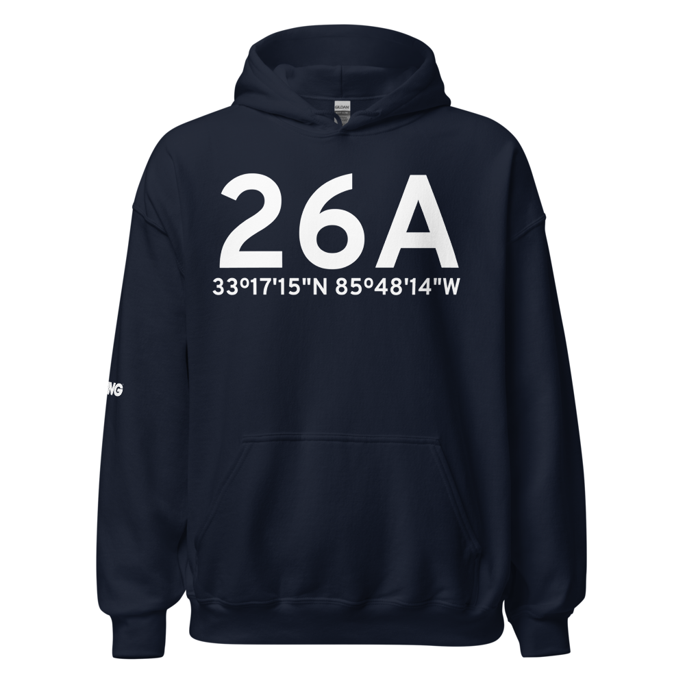 Ashland/Lineville (K26A) Airport Hoodie Sweatshirt 