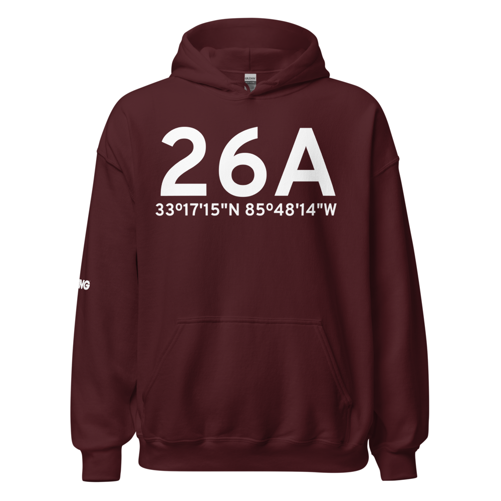 Ashland/Lineville (K26A) Airport Hoodie Sweatshirt 