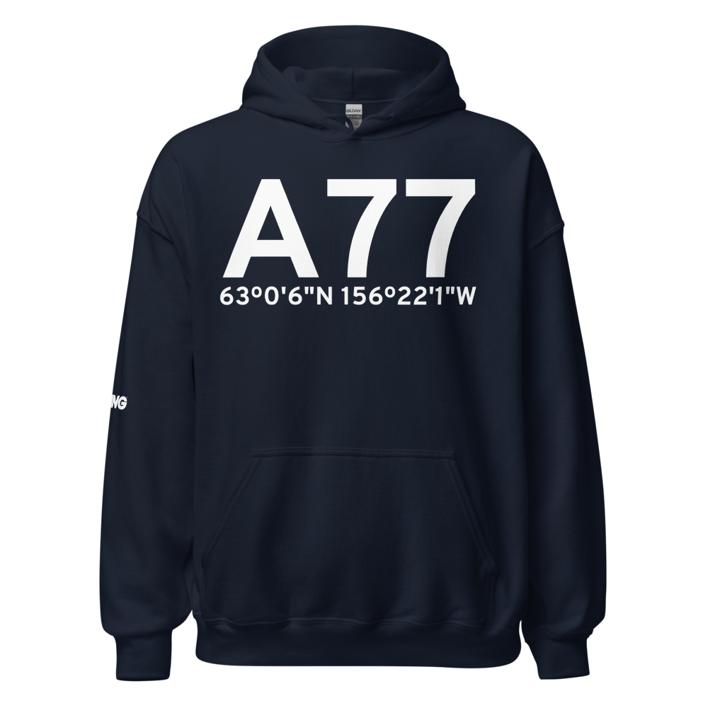 Yankee Creek (A77) Airport Hoodie Sweatshirt 