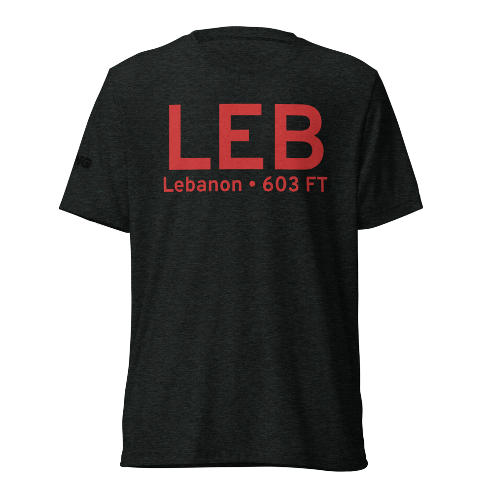 Lebanon (KLEB) Airport Tri-blend T-Shirt 