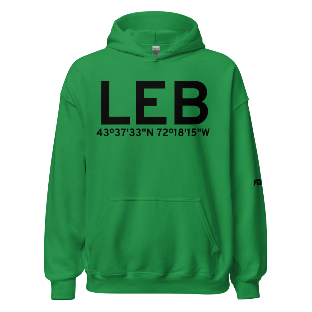 Lebanon (KLEB) Airport Hoodie Sweatshirt 