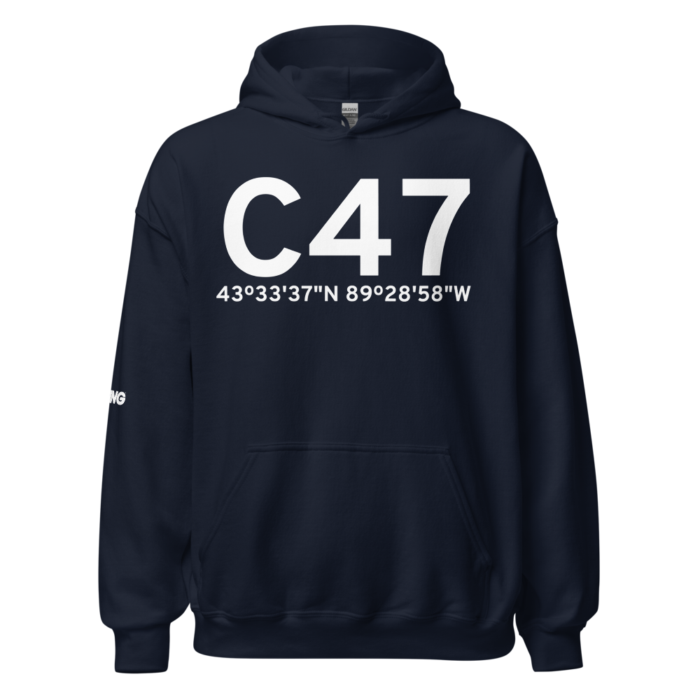 Portage (KC47) Airport Hoodie Sweatshirt 