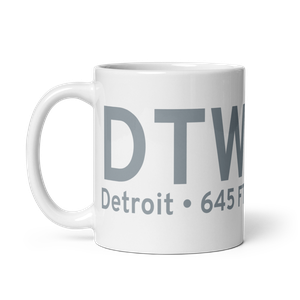 Detroit (KDTW) Airport Mug