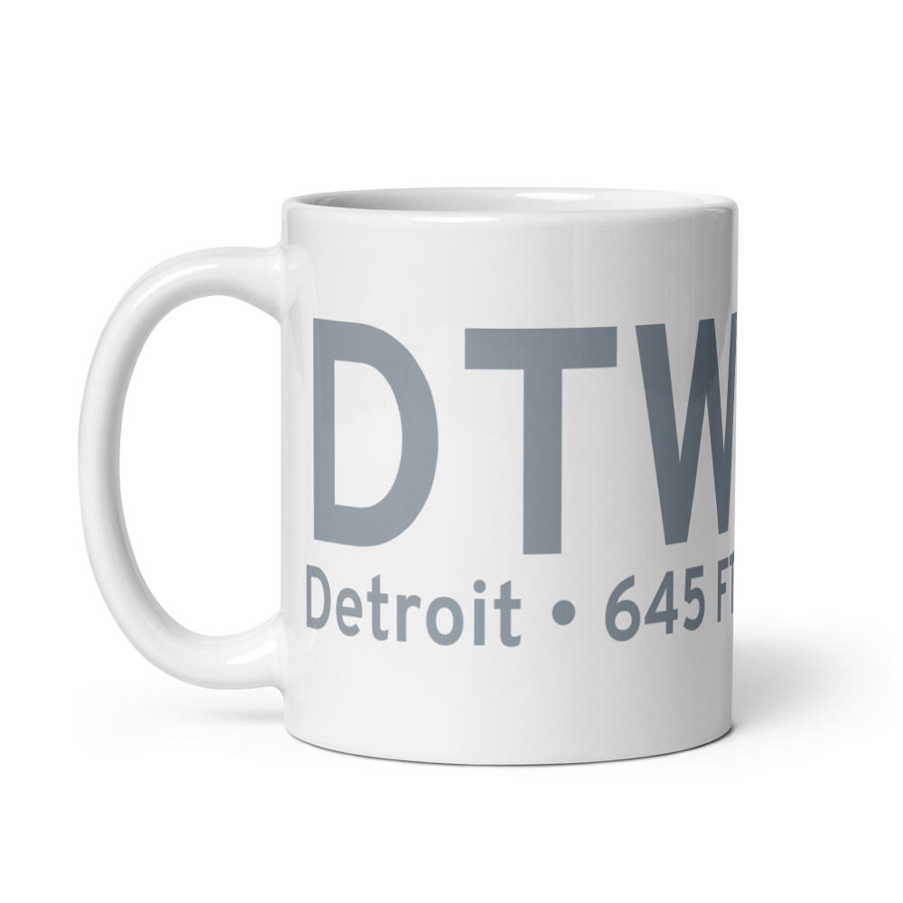 Detroit (KDTW) Airport Mug 