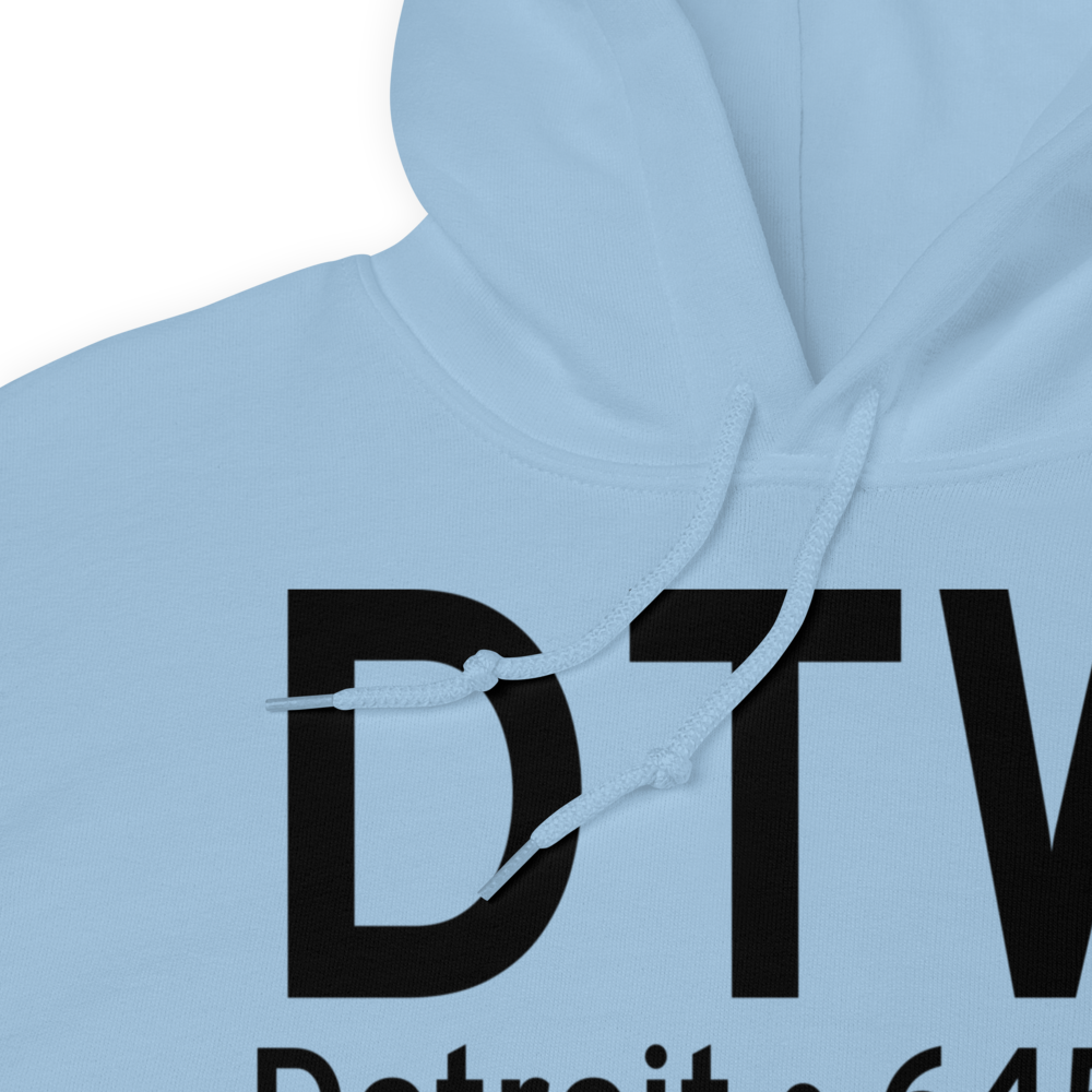 Detroit (KDTW) Airport Hoodie Sweatshirt 