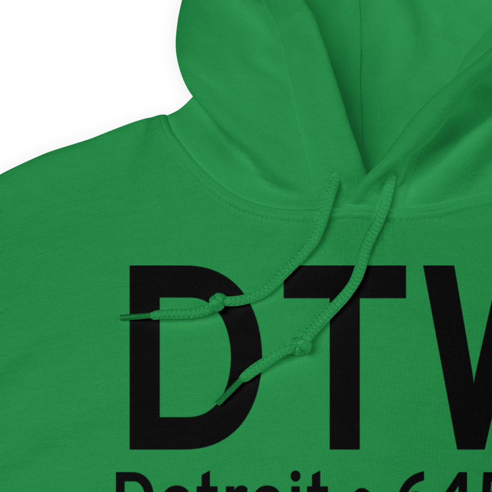 Detroit (KDTW) Airport Hoodie Sweatshirt 